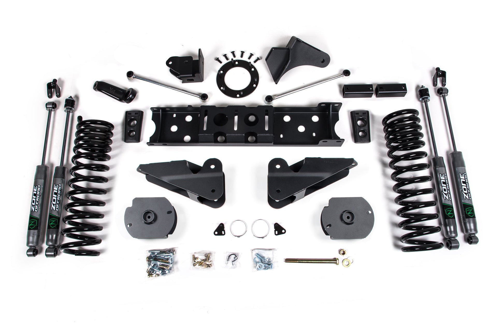 25-26 Ram 2500 4WD (Diesel) 4 Inch Suspension Lift Kit, 2.5 Inch Rear Lift, Spacer - Fox 2.0 Adventure Series Shocks Zone Offroad
