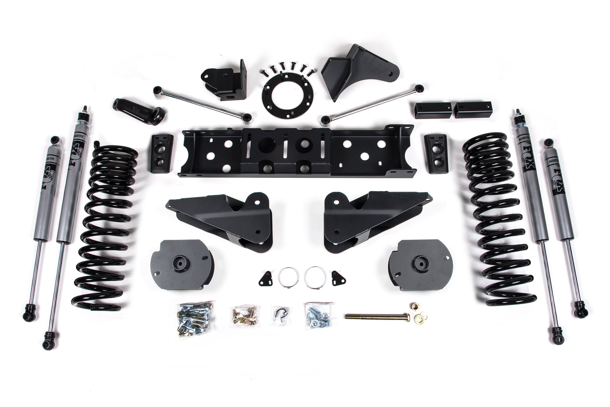 25-26 Ram 2500 4WD (Diesel) 4 Inch Suspension Lift Kit, 2.5 Inch Rear Lift, Spacer - Nitro Shocks Zone Offroad
