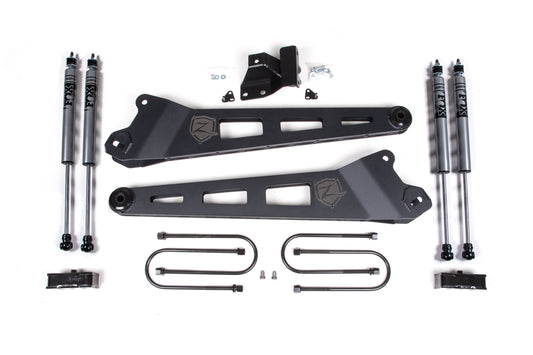 25-26 Ram 3500 4WD (Diesel) 3 Inch Radius Arm Suspension Lift Kit, 2 Inch Rear Lift, Block - W/O Overload - Fox 2.0 Adventure Series Shocks Zone Offroad