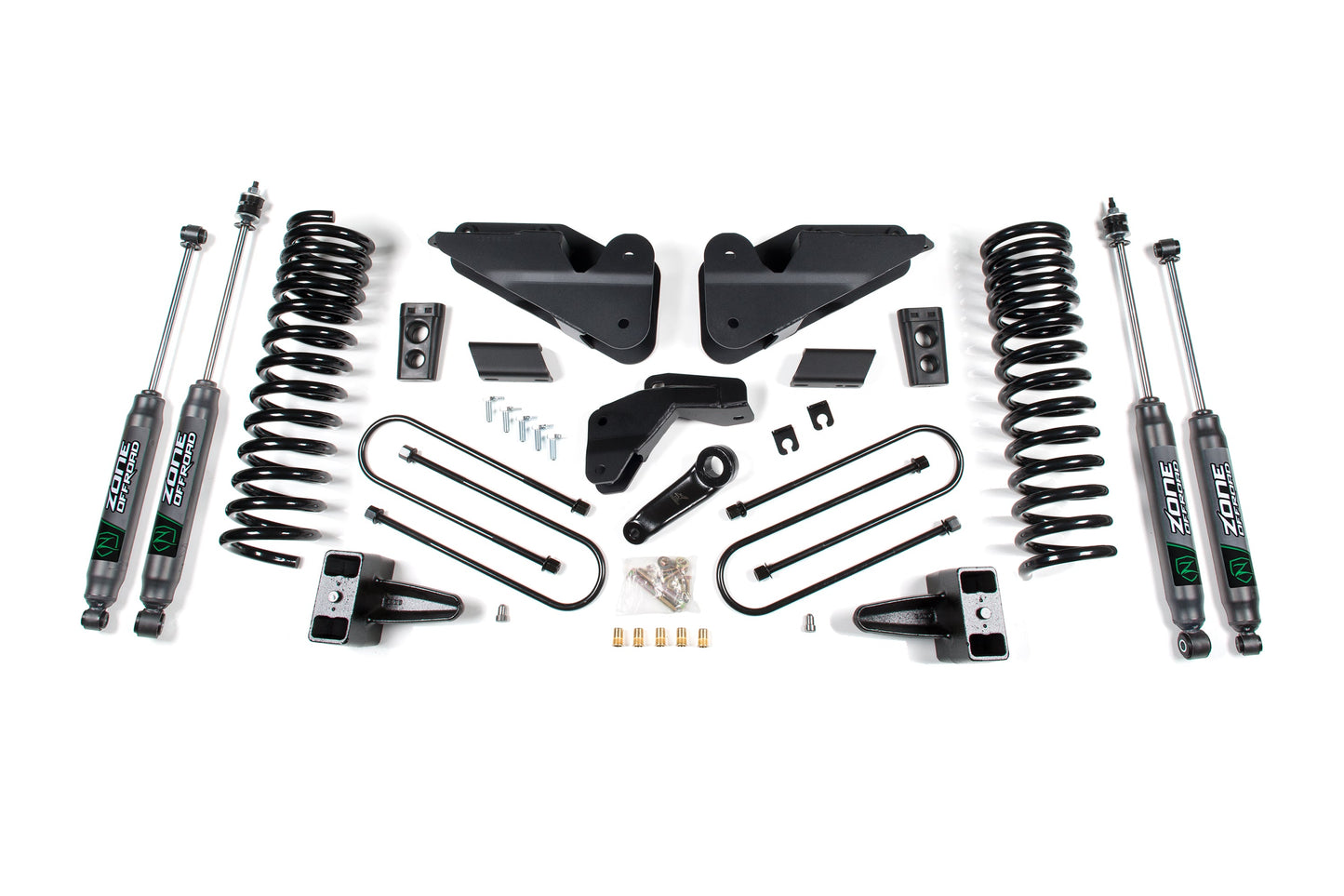 25-26 Ram 3500 (Diesel) 4 Inch Radius Arm Drop Suspension Lift Kit, 3 Inch Rear Lift, Block W/ Overload - Fox 2.0 Adventure Series Shocks Zone Offroad