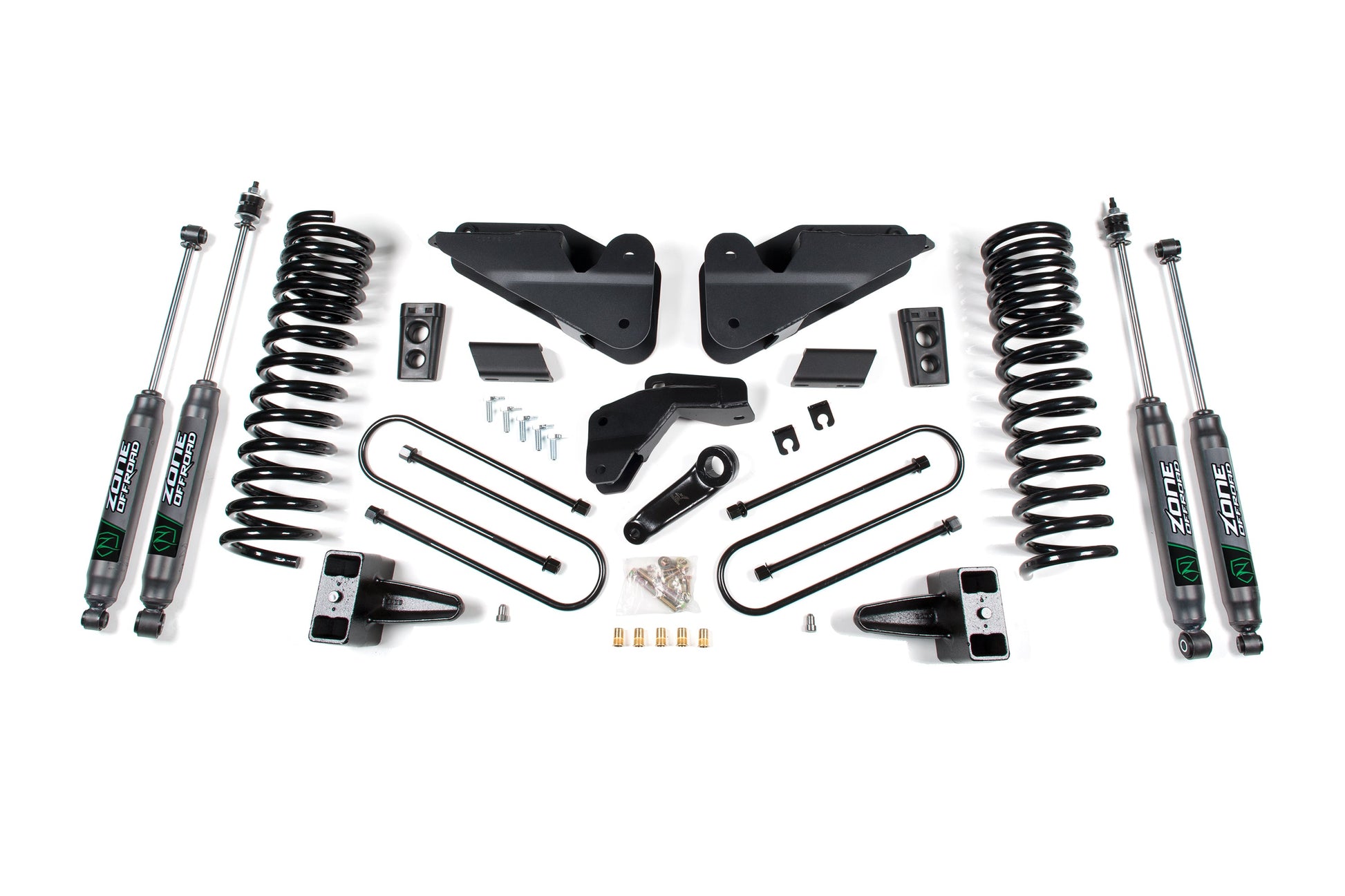 25-26 Ram 3500 (Diesel) 4 Inch Radius Arm Drop Suspension Lift Kit, 3 Inch Rear Lift, Block W/ Overload - Fox 2.0 Adventure Series Shocks Zone Offroad