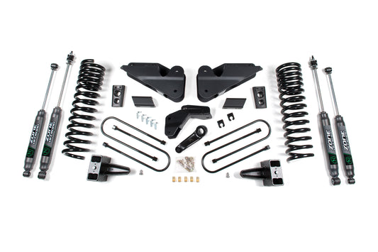 25-26 Ram 3500 (Diesel) 4 Inch Radius Arm Drop Suspension Lift Kit, 3 Inch Rear Lift, Block W/ Overload - Fox 2.0 Adventure Series Shocks Zone Offroad