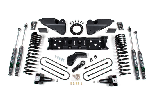 25-26 Ram 3500 (Gas) 4 Inch Radius Arm Drop Suspension Lift Kit, 2 Inch Rear Lift, Block W/O Overload - Nitro Shocks Zone Offroad