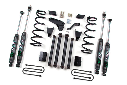 10-12 Dodge RAM 2500 5.0 Inch Coil Spring Lift Kit With 4-1/8 Axle Zone Offroad-1