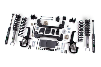 2012 Dodge 1500 6 Inch Front 3 Inch Rear Strut Spacer Lift Kit Zone Offroad-4