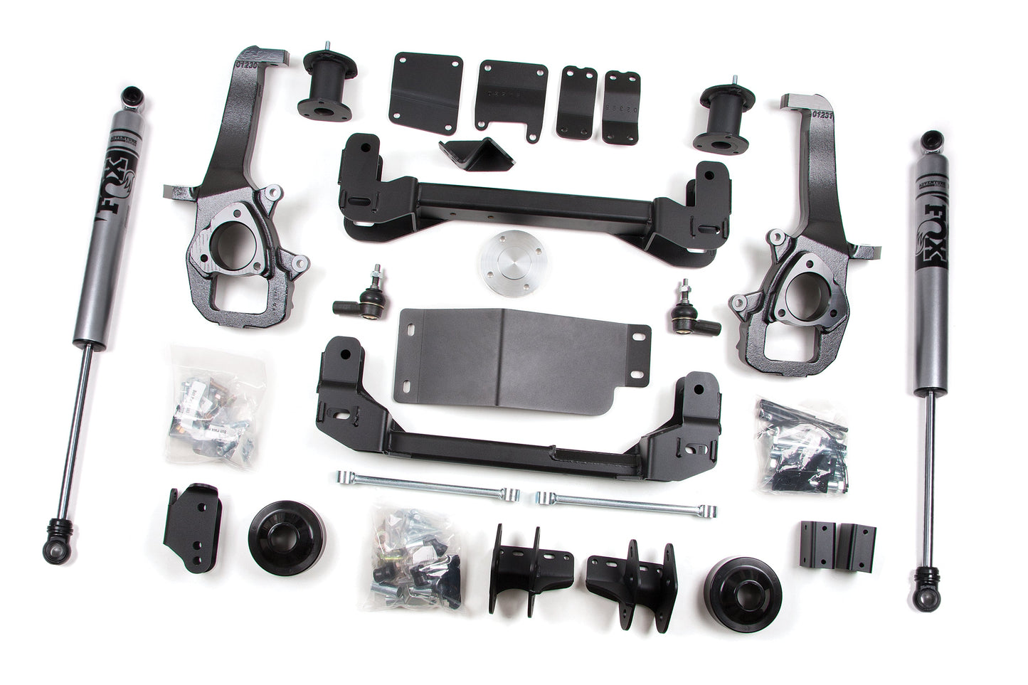 2012 RAM 1500 4 Inch Front 4 Inch Rear Lift Kit Zone Offroad-2