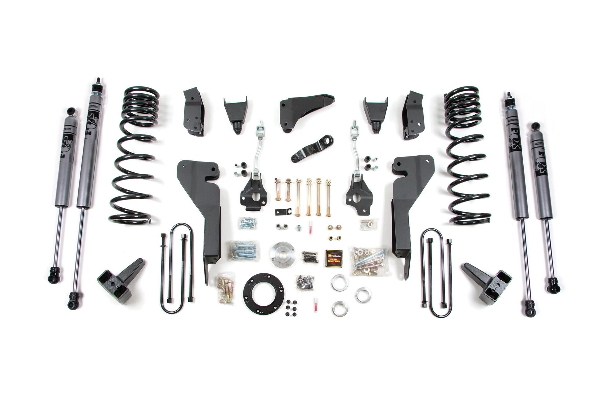 08 Dodge RAM 2500 8 Inch Lift Kit With 3.5 Inch Axle Diesel Fox Shocks Zone Offroad