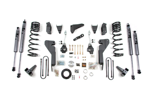 08 Dodge RAM 2500 8 Inch Lift Kit With 4 Inch Axle Diesel Fox Shocks Zone Offroad