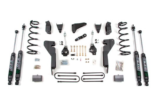 08 Dodge RAM 2500 6 Inch Lift Kit With 4 Inch Axle Diesel Zone Offroad-1