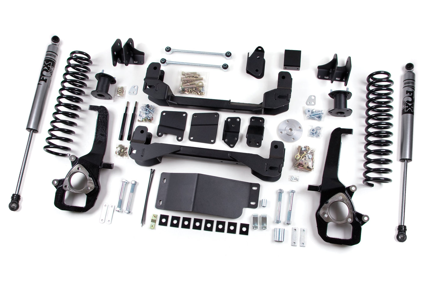 13-15 Dodge RAM 1500 6 Inch Front 3 Inch Rear Lift Height Strut Spacer Lift Kit Zone Offroad-1