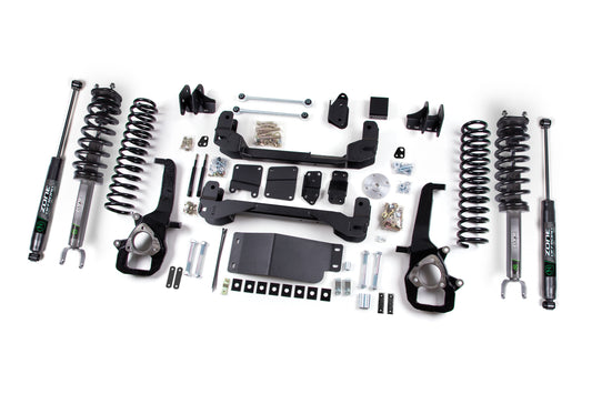 13-18 Ram 1500 4WD 6 Inch Suspension Lift Kit, 3 Inch Rear Lift, Coil Spring - Nitro Loaded Struts, Nitro Shocks Zone Offroad