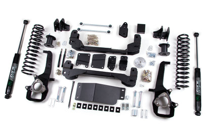 13-15 Dodge RAM 1500 6 Inch Front 3 Inch Rear Lift Height Strut Spacer Lift Kit Zone Offroad