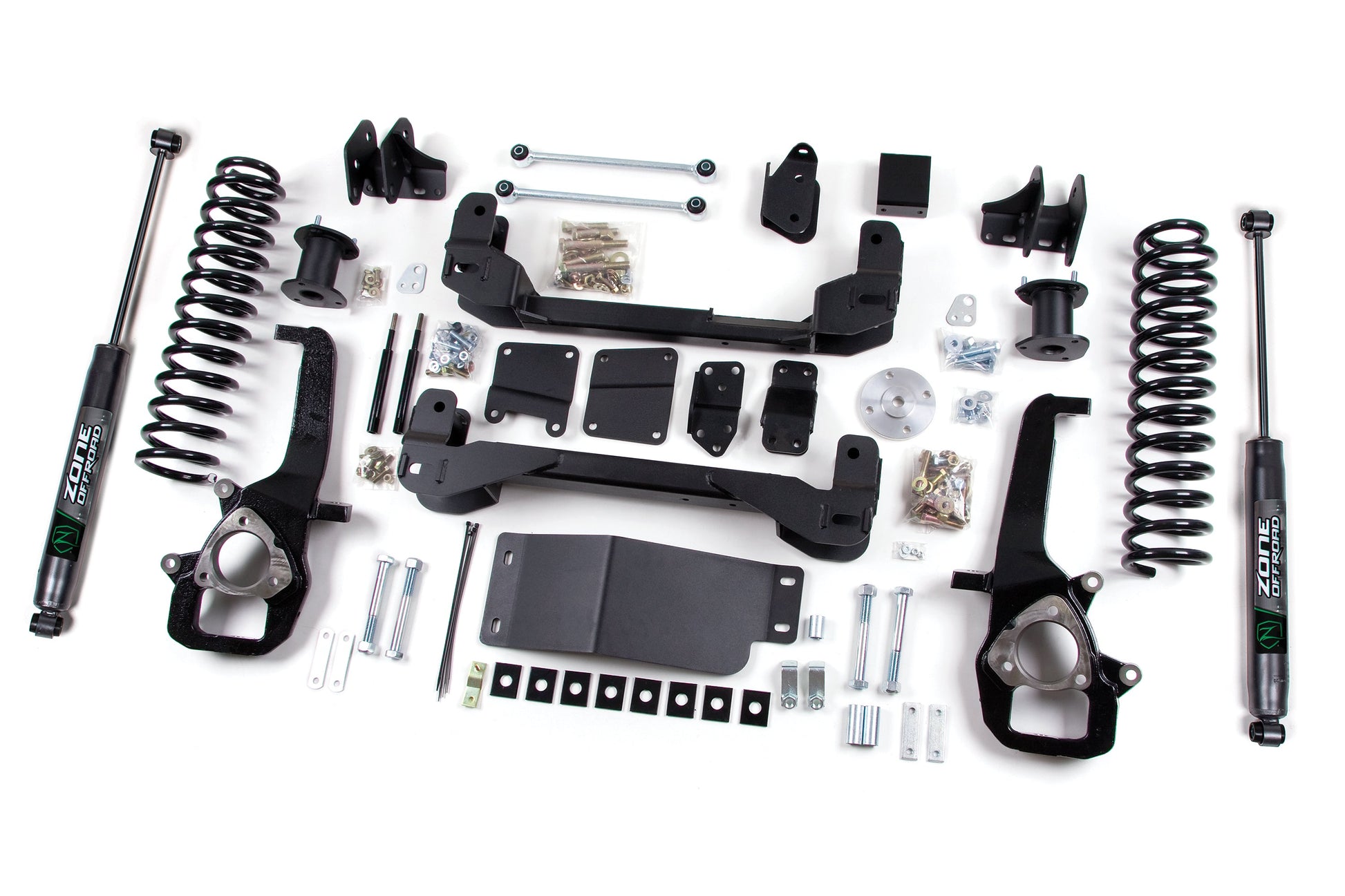 13-18 Ram 1500 4WD 6 Inch Suspension Lift Kit, 5 Inch Rear Lift, Coil Spring - Nitro Loaded Struts, Nitro Shocks Zone Offroad