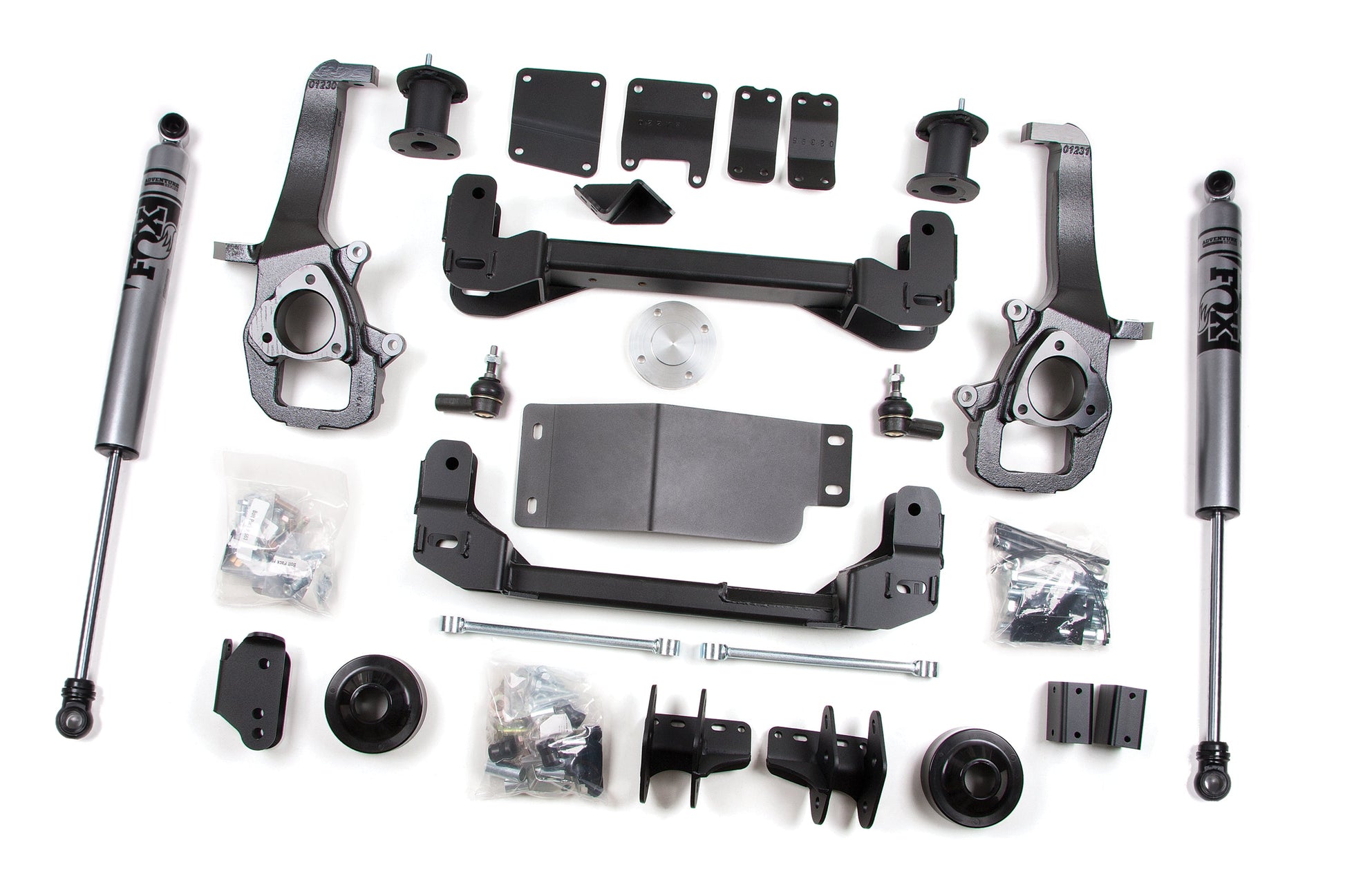 13-18 RAM 1500 4WD 4 Inch Lift Kit Fox Shocks Zone Offroad