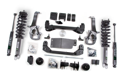 2013 RAM 1500 4 Inch Front 3 Inch Rear Lift Kit Zone Offroad-4