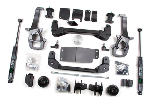 13-18 Ram 1500 4WD 4 Inch Suspension Lift Kit, 3 Inch Rear Lift, Coil Spring - Nitro Loaded Struts, Nitro Shocks Zone Offroad