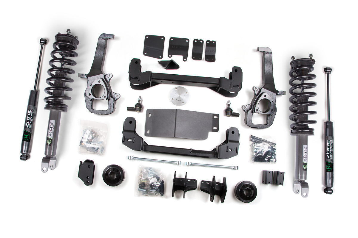 2013 RAM 1500 4 Inch Front 3 Inch Rear Lift Kit Zone Offroad