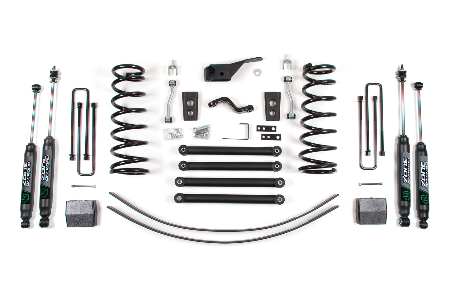 2000 Dodge RAM 1500 5 Inch Coil Spring Lift Kit Zone Offroad