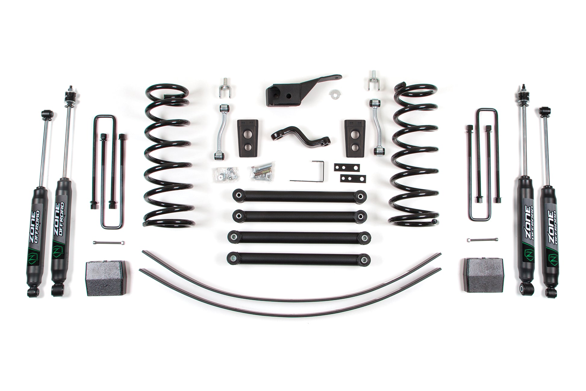 2000 Dodge RAM 1500 5 Inch Coil Spring Lift Kit Zone Offroad-1