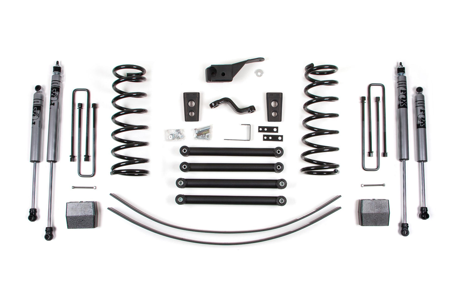 00-02 Dodge RAM 2500 5.0 Inch Coil Spring Lift Kit Zone Offroad-3