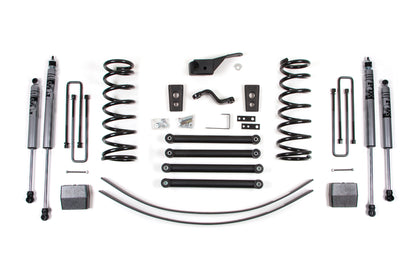 00-02 Dodge RAM 2500 5.0 Inch Coil Spring Lift Kit Zone Offroad-6
