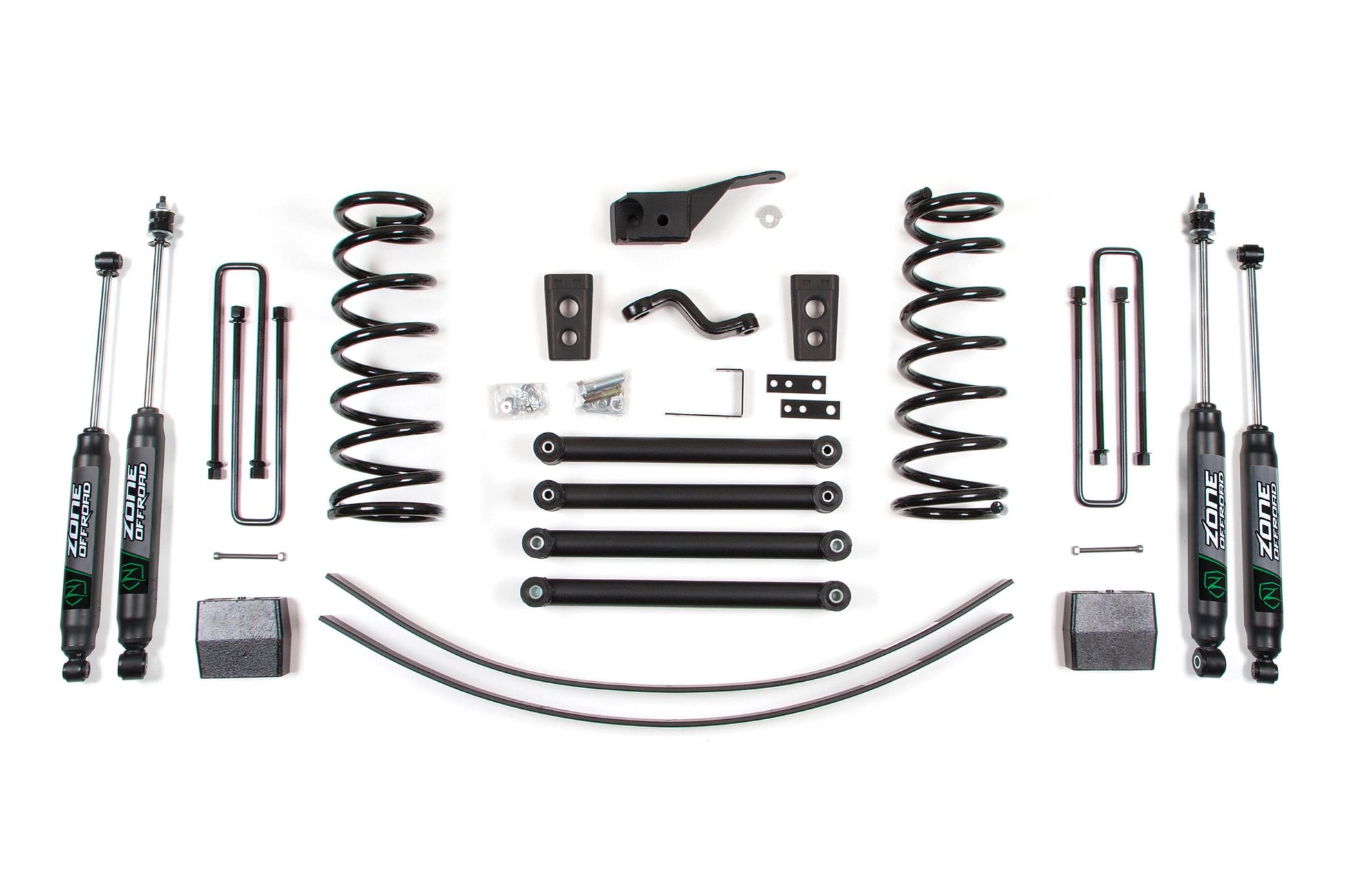 00-02 Dodge RAM 2500 5.0 Inch Coil Spring Lift Kit Zone Offroad