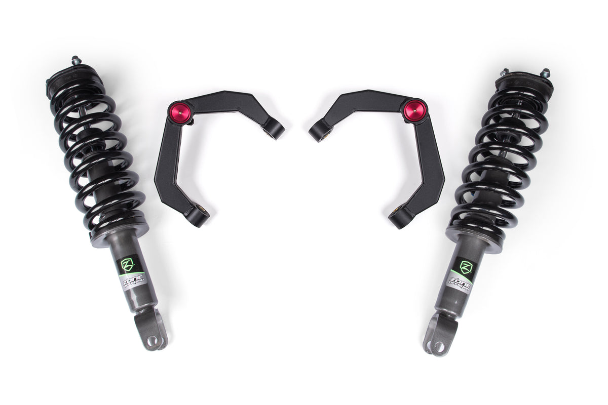 12-18 Ram 1500 4WD 2 Inch Leveling Kit, 0 Inch Rear Lift - Nitro Loaded Struts Zone Offroad