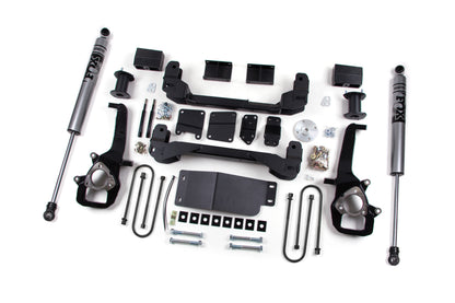 06-08 Dodge 1500 6 Inch Strut Spacer Lift Kit Zone Offroad-6