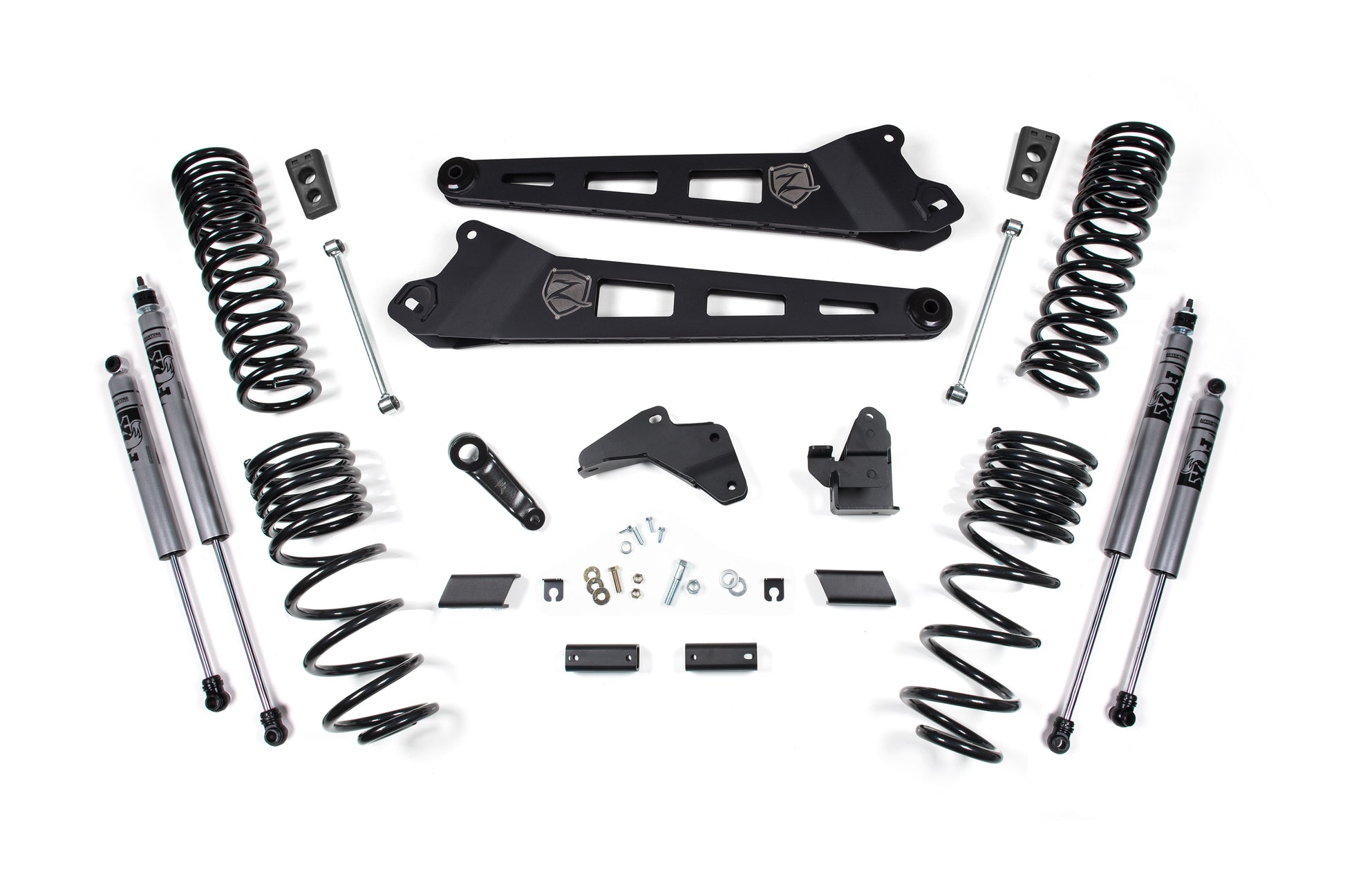14-18 RAM 2500 6 Inch Replacement Radius Arm Lift Kit Diesel Fox Adventure Shocks Zone Offroad-1