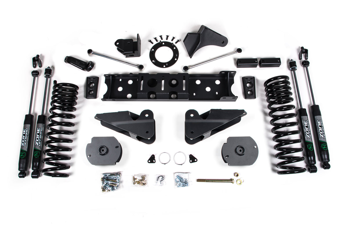 19-24 RAM 2500 4.5 Inch Radius Arm Bracket Diesel 6-Bolt T-Case Zone Offroad