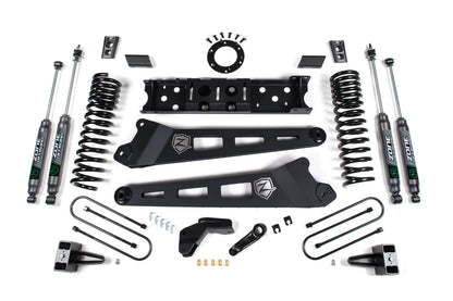 19-24 RAM 3500 4.5 Inch Radius Arm 3 Inch Rear Block With Overload Diesel 8-Bolt T-Case Zone Offroad-3
