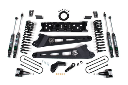 19-24 RAM 3500 4.5 Inch Radius Arm 2 Inch Rear Block With Overload Diesel 8-Bolt T-Case Zone Offroad