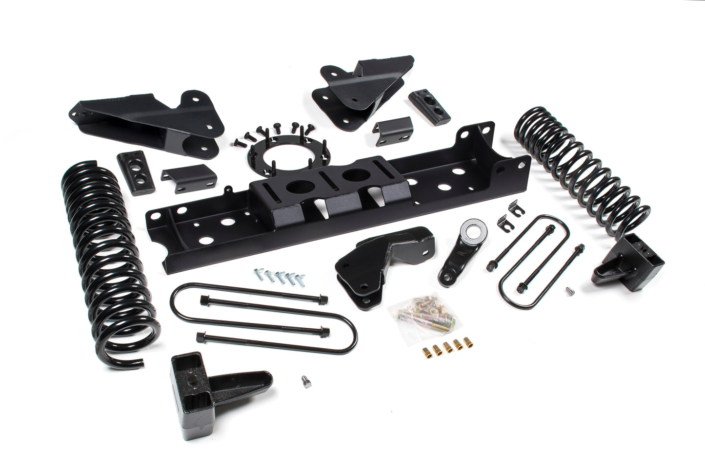 19-24 RAM 3500 4.5 Inch Radius Arm Bracket 3 Inch Rear Block Without Overload Diesel 8-Bolt T-Case Zone Offroad-4