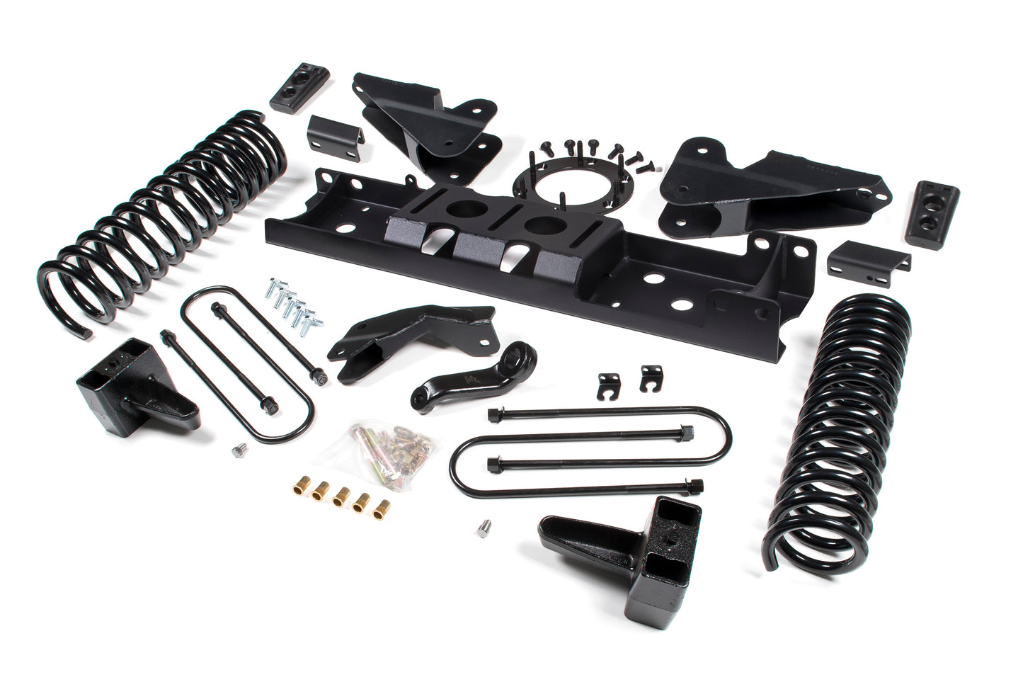 19-24 RAM 3500 4.5 Inch Radius Arm Bracket 3 Inch Rear Block Without Overload Diesel 8-Bolt T-Case Zone Offroad-5