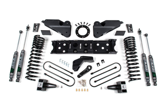 19-24 RAM 3500 4.5 Inch Radius Arm Bracket 2 Inch Rear Block With Overload Diesel 8-Bolt T-Case Zone Offroad