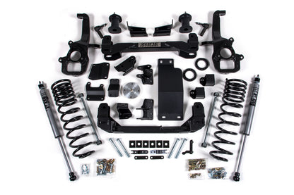 19-23 RAM 1500 4WD 6 Inch Front 5 Inch Rear Lift Kit Zone Offroad-7
