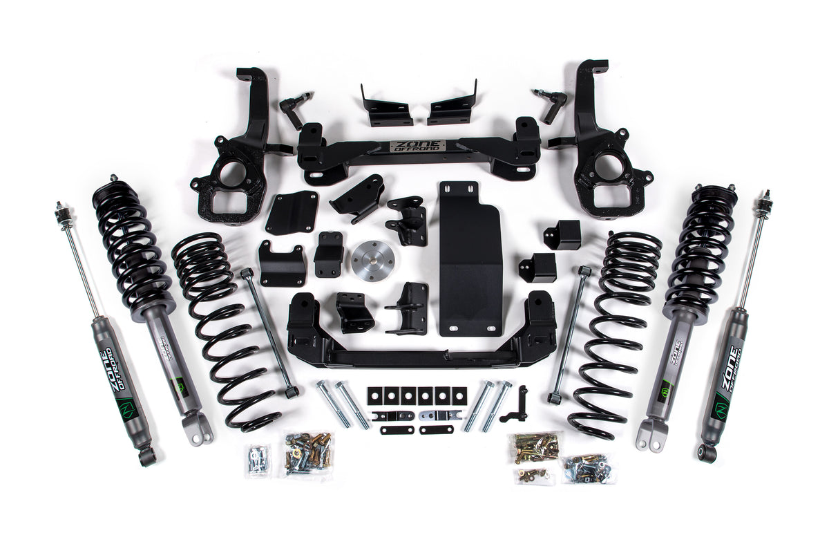 19-23 RAM 1500 4WD 6 Inch Front 5 Inch Rear Lift Kit Zone Offroad