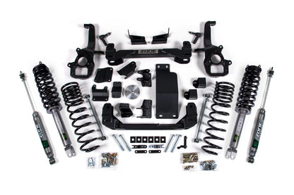 19-24 Ram 1500 4WD 6 Inch Suspension Lift Kit (Large Bore), 5 Inch Rear Lift, Coil Spring - Nitro Loaded Struts, Nitro Shocks Zone Offroad-3