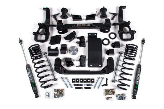 20-23 RAM 1500 4WD 6 Inch Front 5 Inch Rear Lift Kit With OE 22in Wheels Zone Offroad