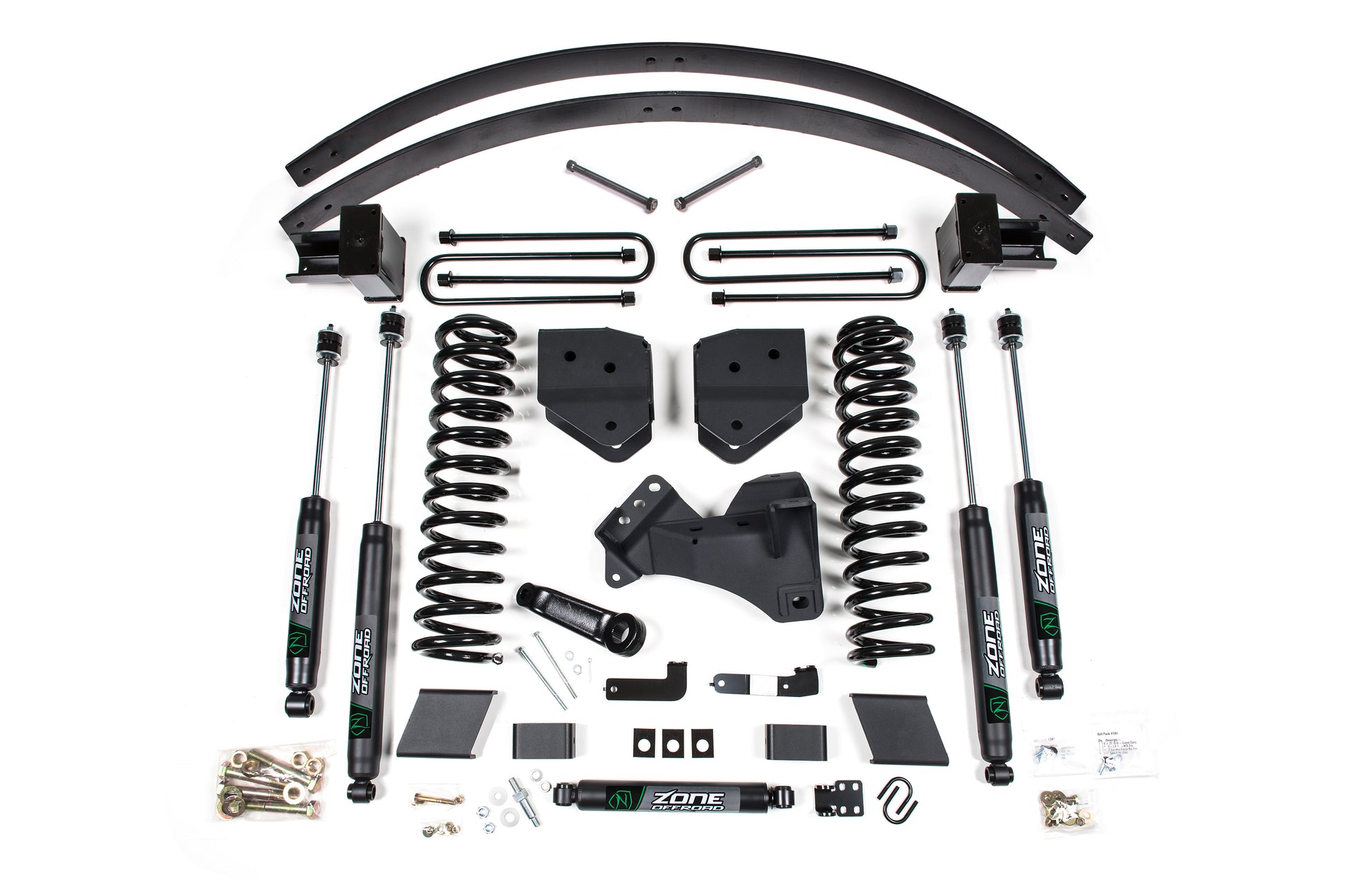 17-19 Ford F-250/F-350 Super Duty 6 Inch Lift Kit 3 Inch Rear Block Diesel 3 Leaf Main Zone Offroad