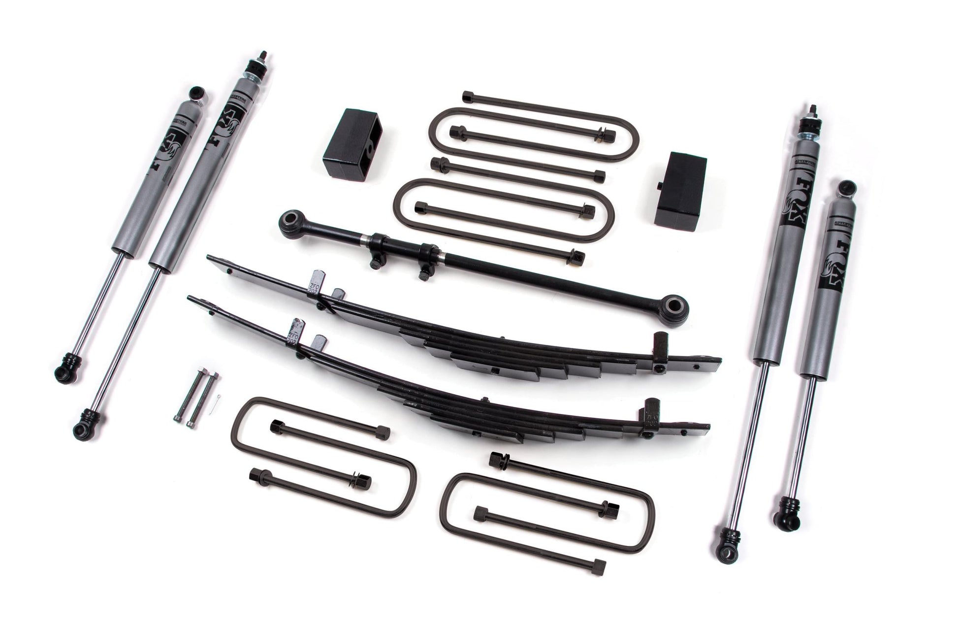00-05 Ford Excursion 4 Inch Leaf Spring Lift Kit Zone Offroad-2