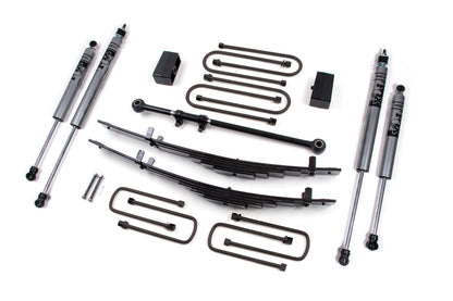 00-05 Ford Excursion 4 Inch Leaf Spring Lift Kit Zone Offroad-2