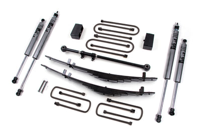 00-05 Ford Excursion 4 Inch Leaf Spring Lift Kit Zone Offroad-6