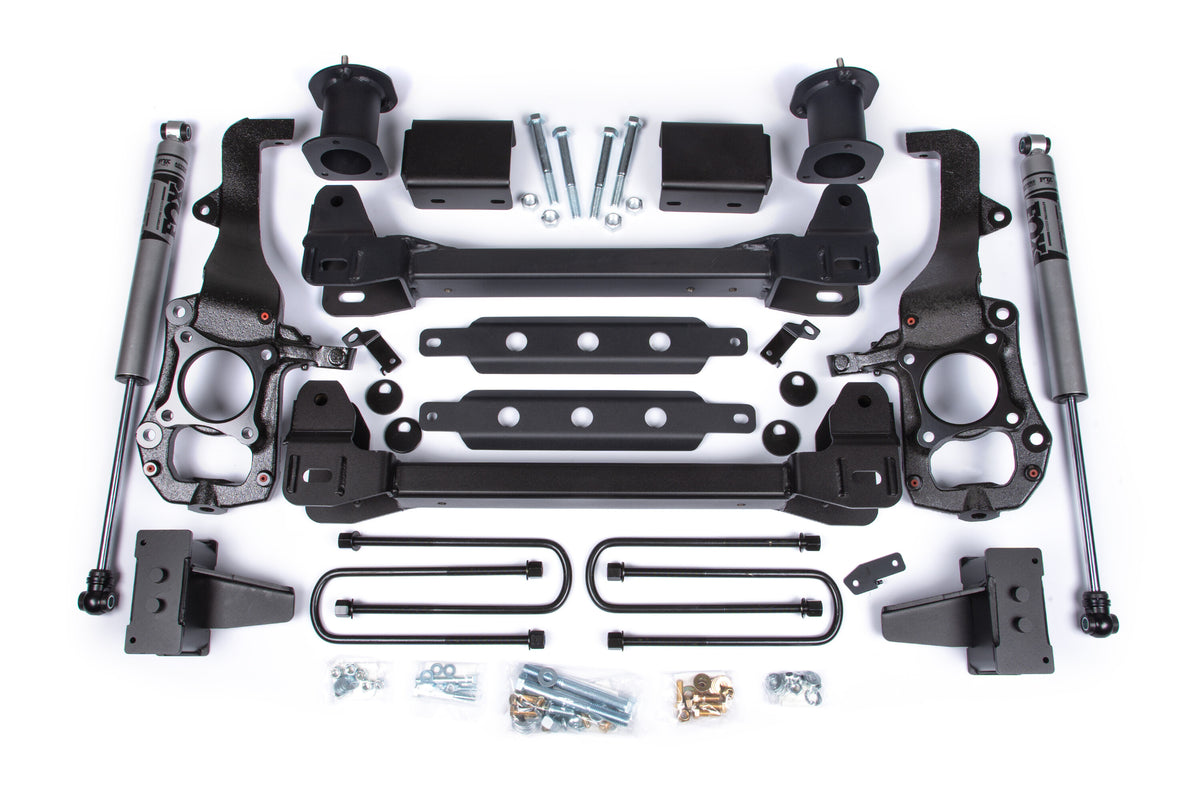 21-24 Ford F-150 2WD 6 Inch Lift Kit 4 Inch Rear Lift Block Spacer Front Zone Offroad-6