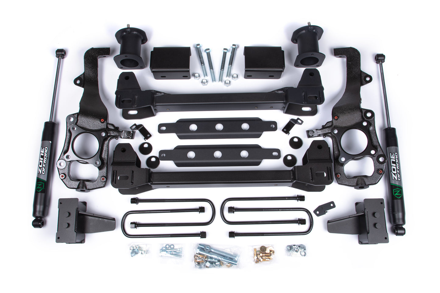 21-24 Ford F-150 2WD 6 Inch Lift Kit 3.25 Inch Rear Lift Block Spacer Front Zone Offroad-1