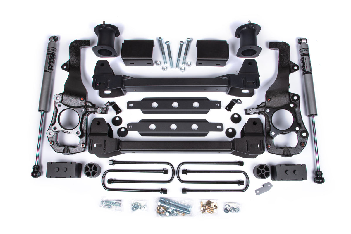 21-24 Ford F-150 2WD 6 Inch Lift Kit 3.25 Inch Rear Lift Block Spacer Front Zone Offroad-7