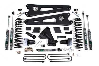 23-24 Ford F-250/F-350 Super Duty 4WD 5 Inch Radius Arm Lift Kit 3 Inch Rear Block Gas 2 Leaf Main Zone Offroad