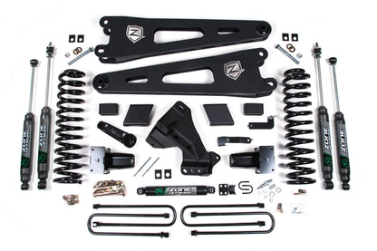 23-24 Ford F-250/F-350 Super Duty 4WD 7 Inch Radius Arm Lift Kit 4.5 Inch Rear Block Diesel Zone Offroad-1