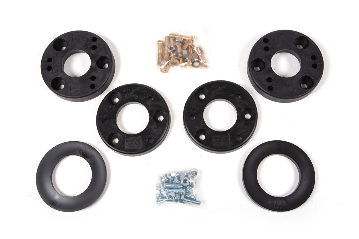 22-26 Ford F-150 4WD, Lightning, 3 Inch Lift Kit, 3/4 Inch Rear Lift, Strut Spacer - 3 Inch Strut Spacer Front, No Shocks Zone Offroad-3
