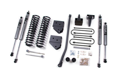 05-07 Ford F-250/F-350 Super Duty Gas 4 Inch Lift Kit Zone Offroad-2